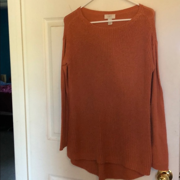LOFT Sweaters - Orange lightweight sweater